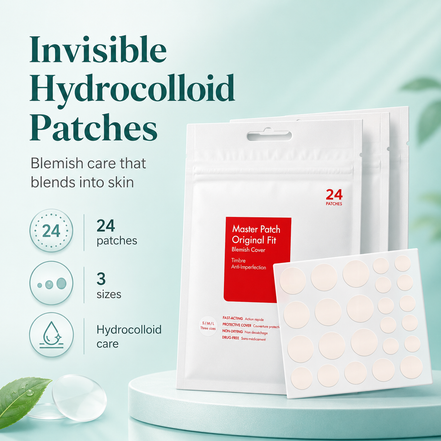 Acne Pimple Patches Absorbing Hydrocolloid Original 3 Size Patches