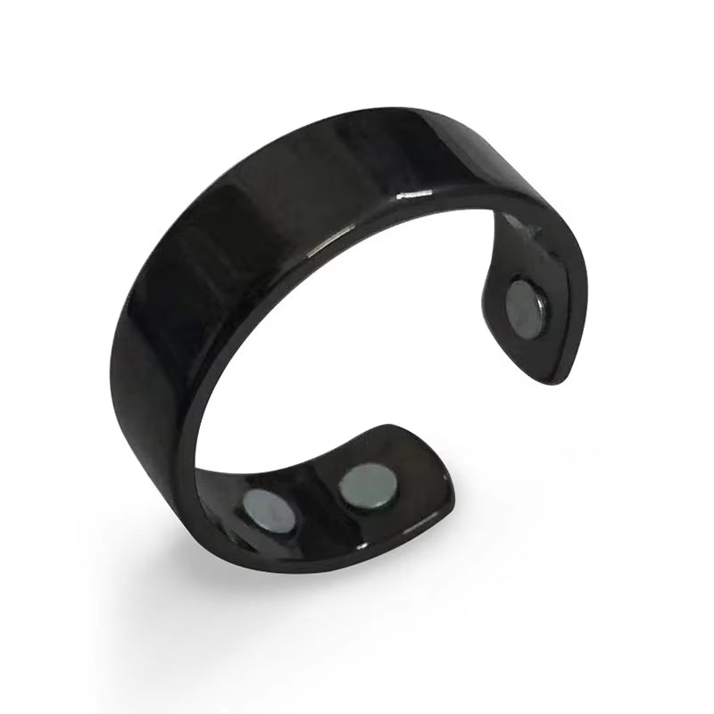 Magnetic Therapy Slimming Tail Ring for Lymphatic Drainage and Energy Wellness - Anti-Snoring Sleep Aid Jewelry for All Genders