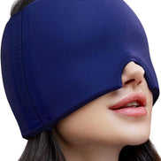 Migraine Relief Cap, Headache Relief Cap Mask Products, Cooling Odorless Gel Ice Head Wrap for Tension, Stress,Hangover & Puffy Eyes