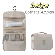 Water-Resistant Hanging Travel Toiletry Bag 