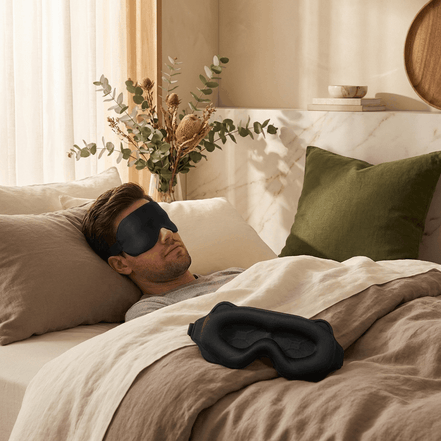 3D Blackout Sleep Mask for Travel & Rest