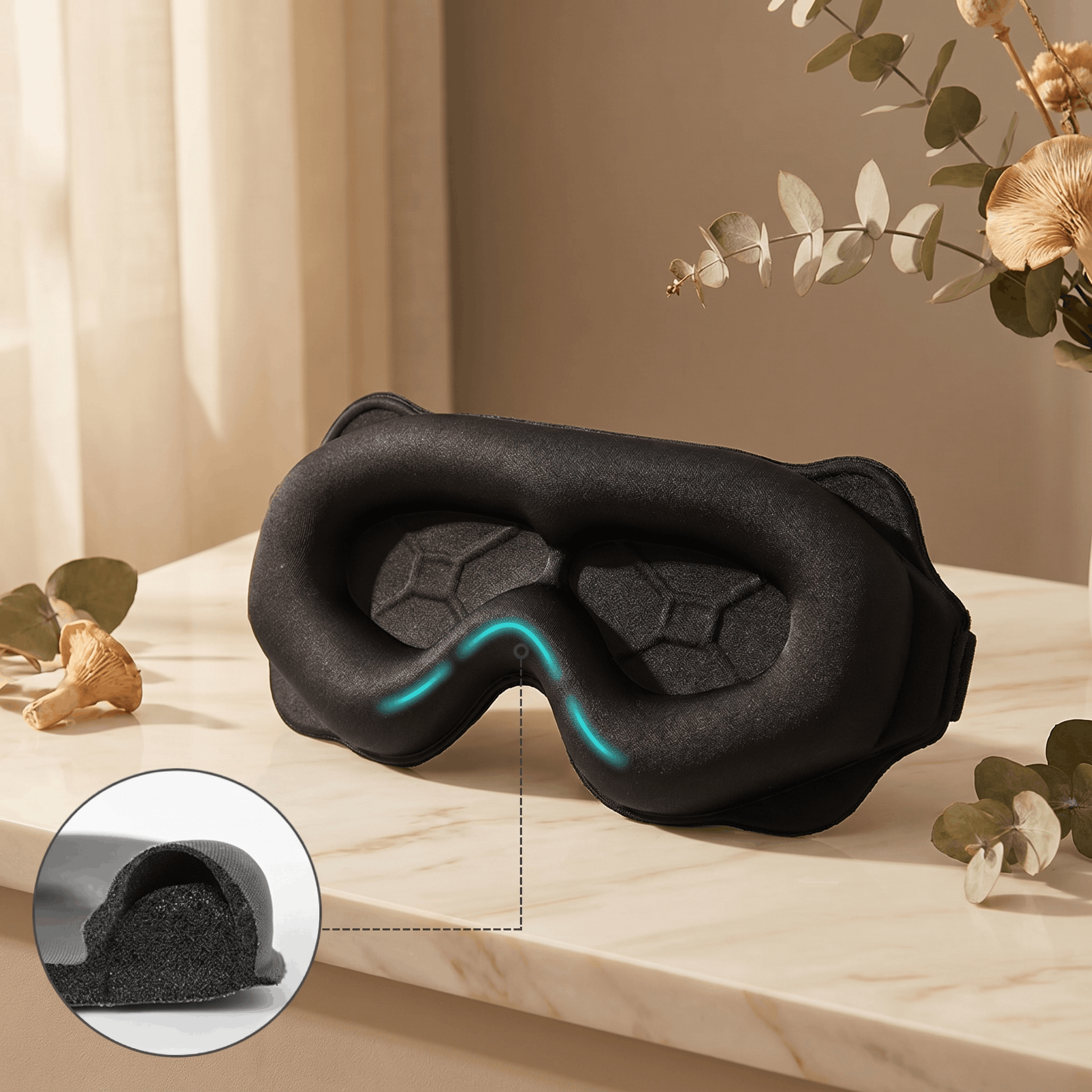 3D Blackout Sleep Mask for Travel & Rest
