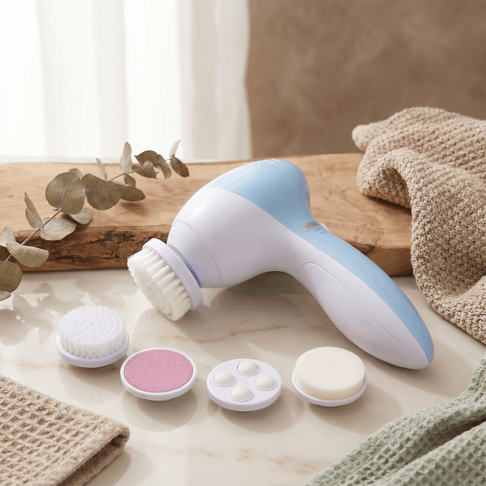 5-in-1 Electric Facial Cleansing Brush