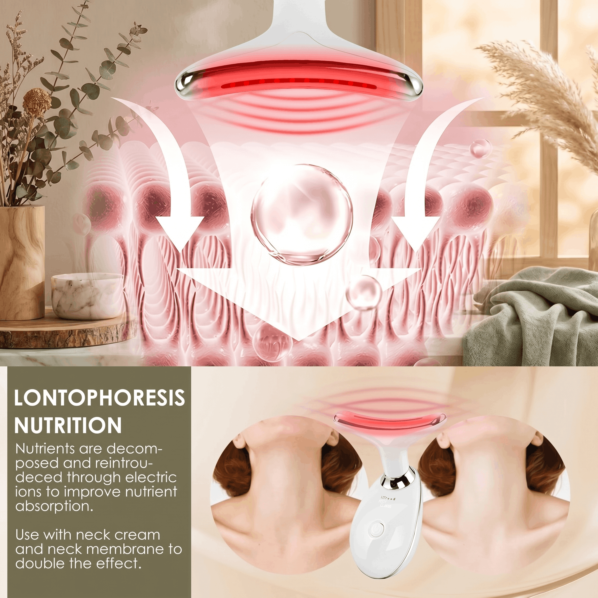 7-Color LED Face & Neck Massager
