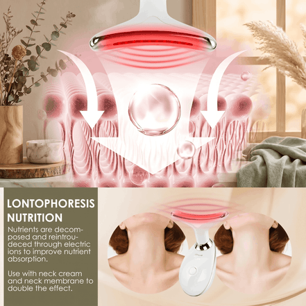 7-Color LED Face & Neck Massager