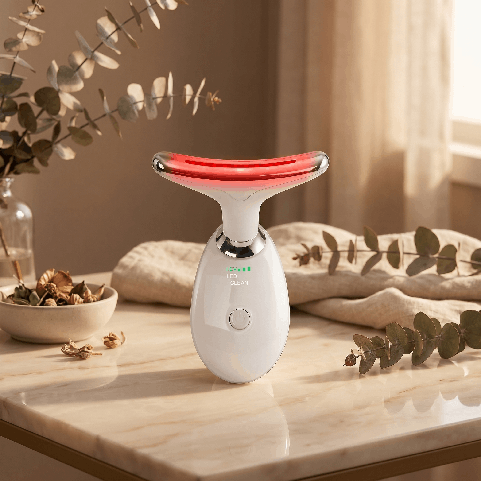 7-Color LED Face & Neck Massager