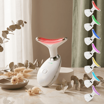 7-Color LED Face & Neck Massager