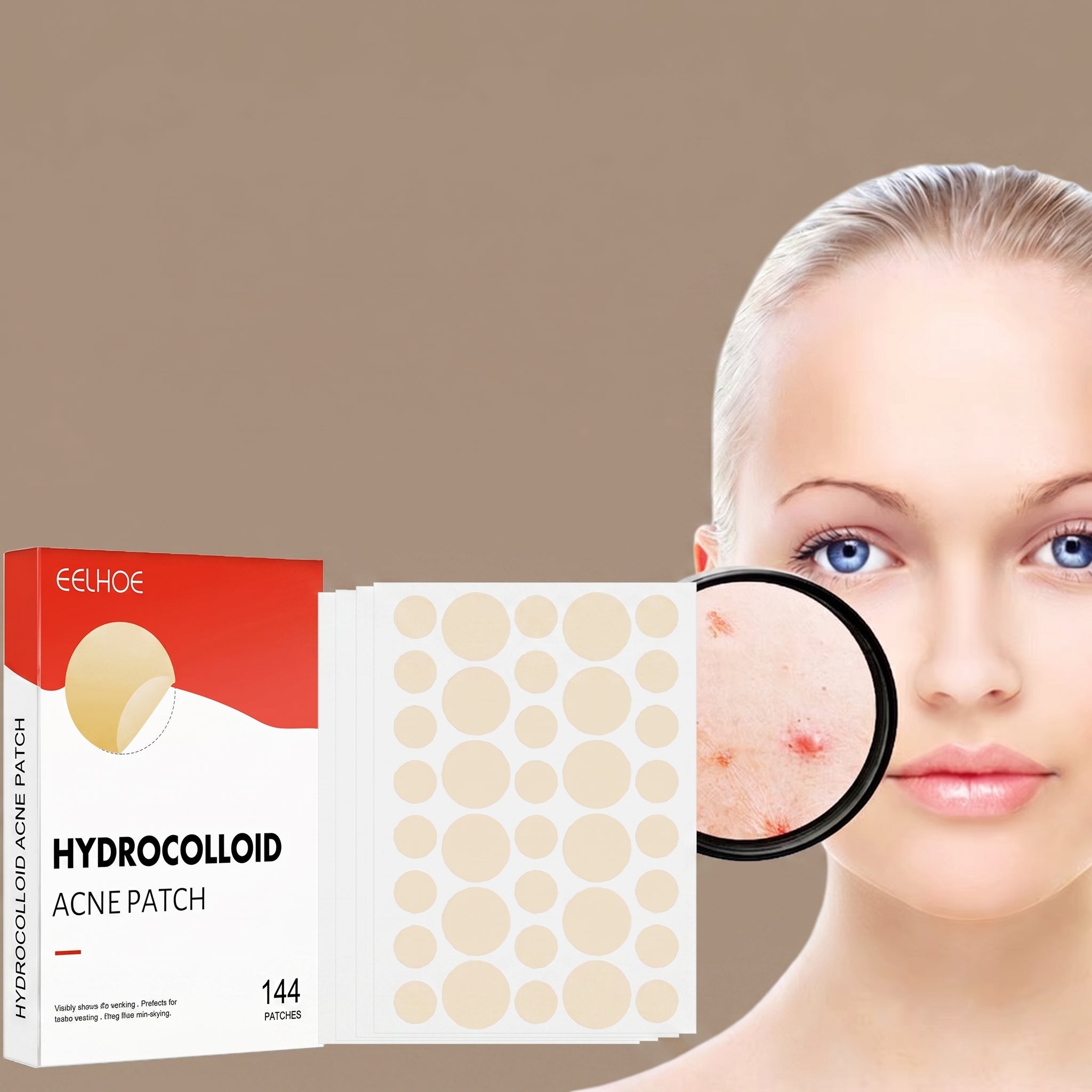 Translucent Hydrocolloid Acne Patches