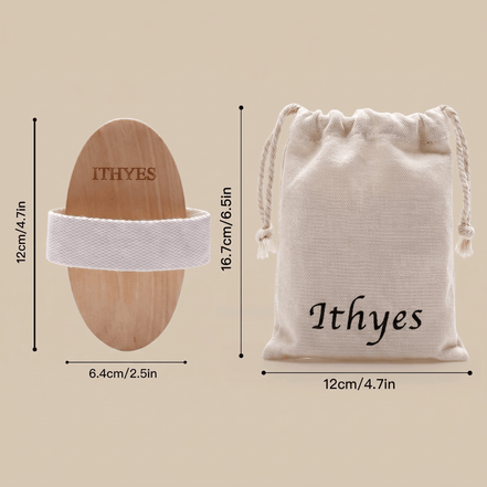 Natural Bristle Exfoliating Dry Body Brush