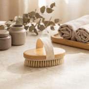 Natural Bristle Exfoliating Dry Body Brush