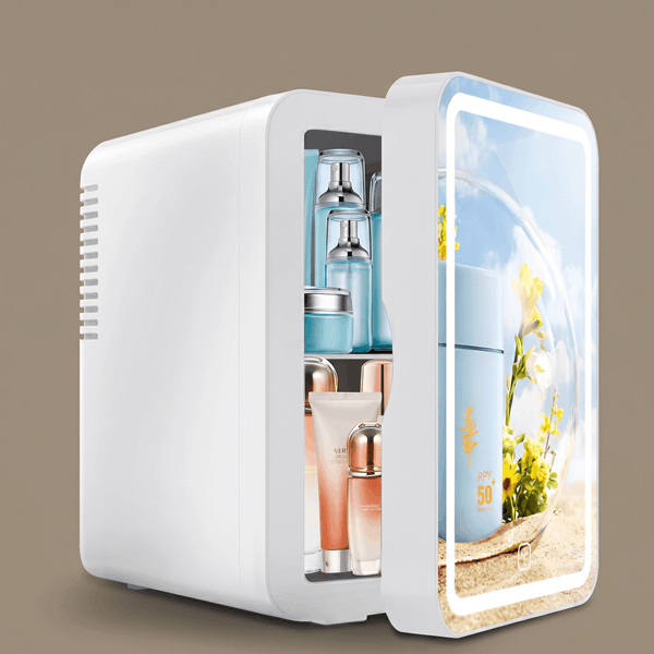 6L LED Mirror Skincare Mini Fridge