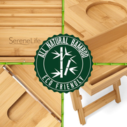 Natural Bamboo Bath Caddy Tray