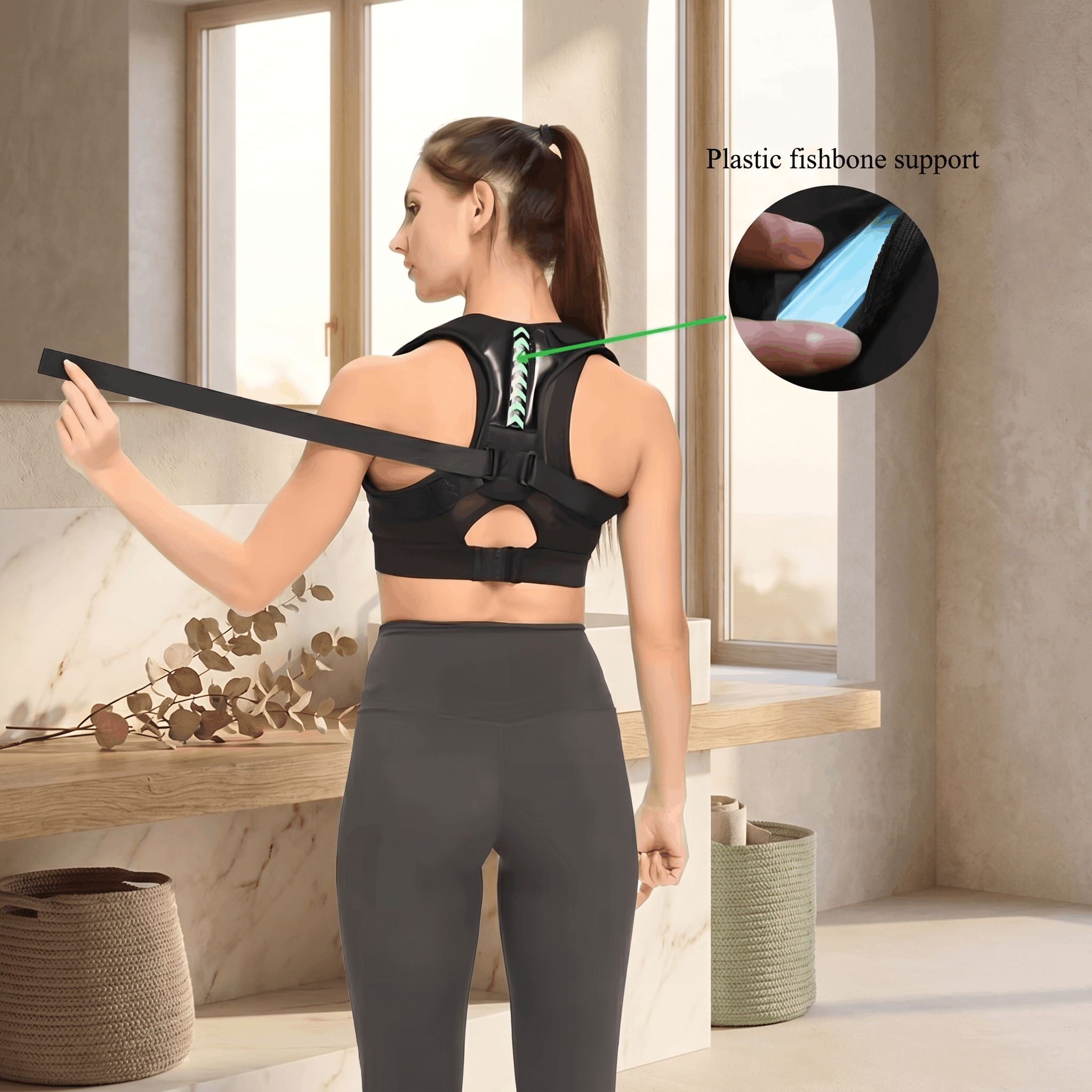 Adjustable Posture Support Brace 