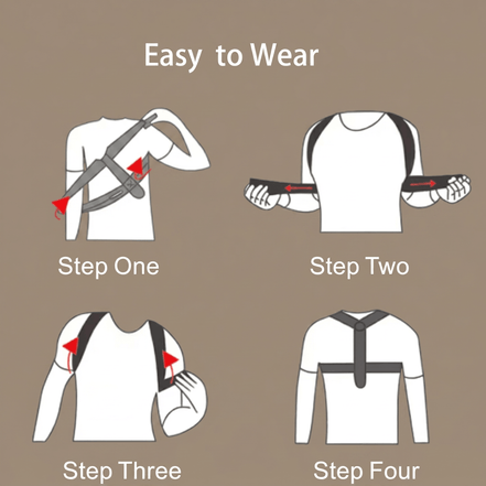 Adjustable Posture Support Brace 