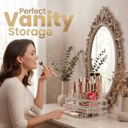 Clear Makeup & Jewelry Organizer with Drawers