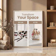 Clear Makeup & Jewelry Organizer with Drawers