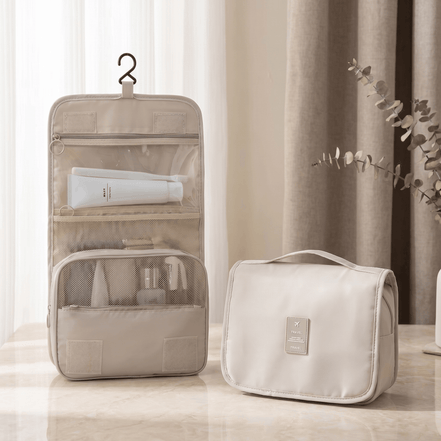 Water-Resistant Hanging Travel Toiletry Bag 