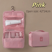 Water-Resistant Hanging Travel Toiletry Bag 