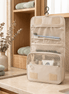 Water-Resistant Hanging Travel Toiletry Bag 