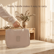 Water-Resistant Hanging Travel Toiletry Bag 