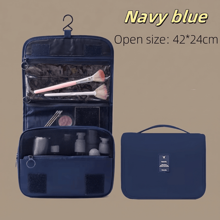 Water-Resistant Hanging Travel Toiletry Bag 
