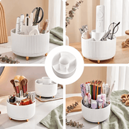 360° Rotating Makeup Organizer