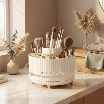 360° Rotating Makeup Organizer