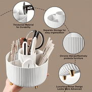 360° Rotating Makeup Organizer