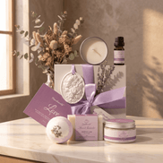 Lavender 7-Piece Home Spa Gift Set