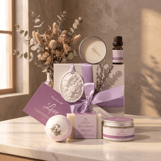 Lavender 7-Piece Home Spa Gift Set