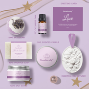 Lavender 7-Piece Home Spa Gift Set