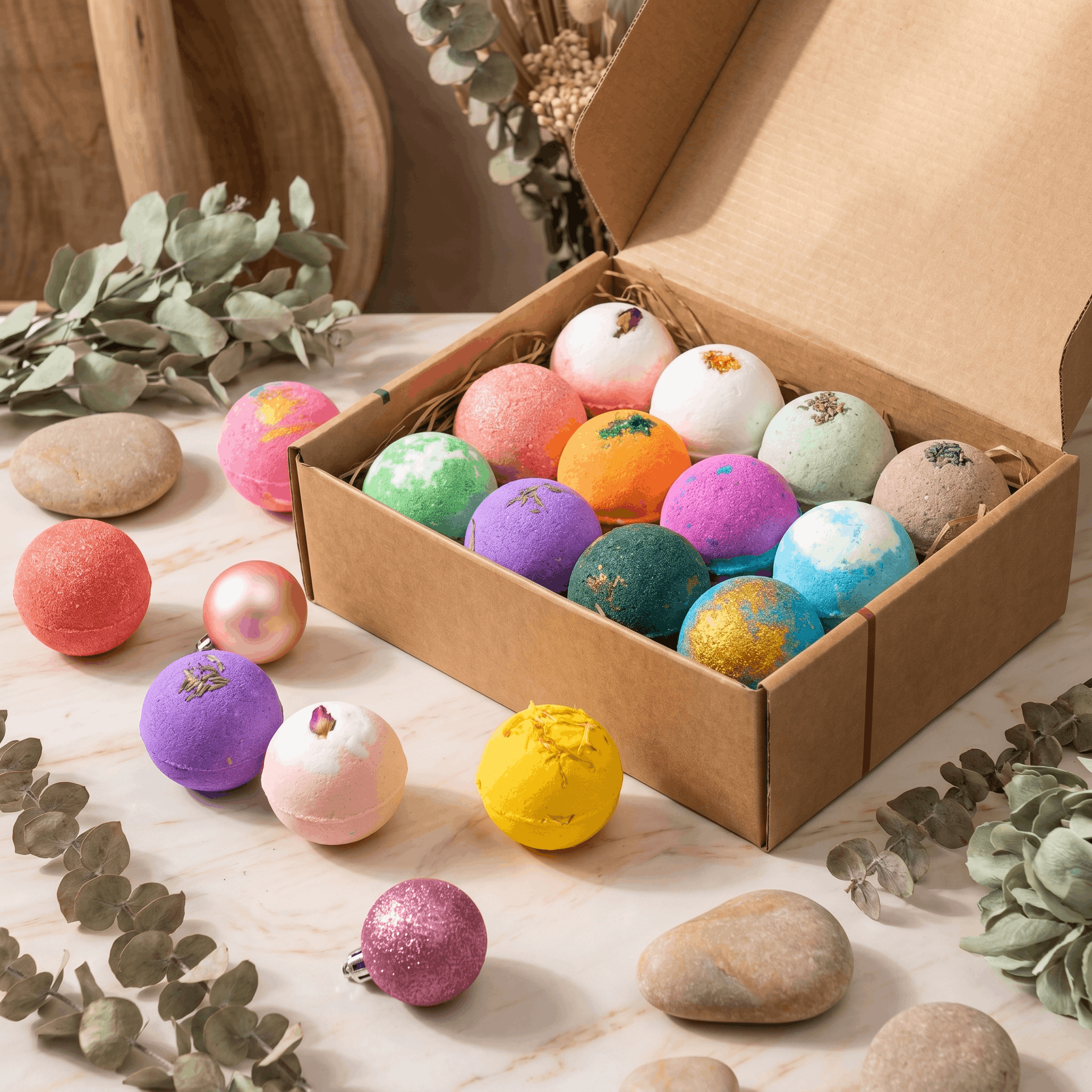 12-Piece Moisturizing Bath Bomb Gift Set