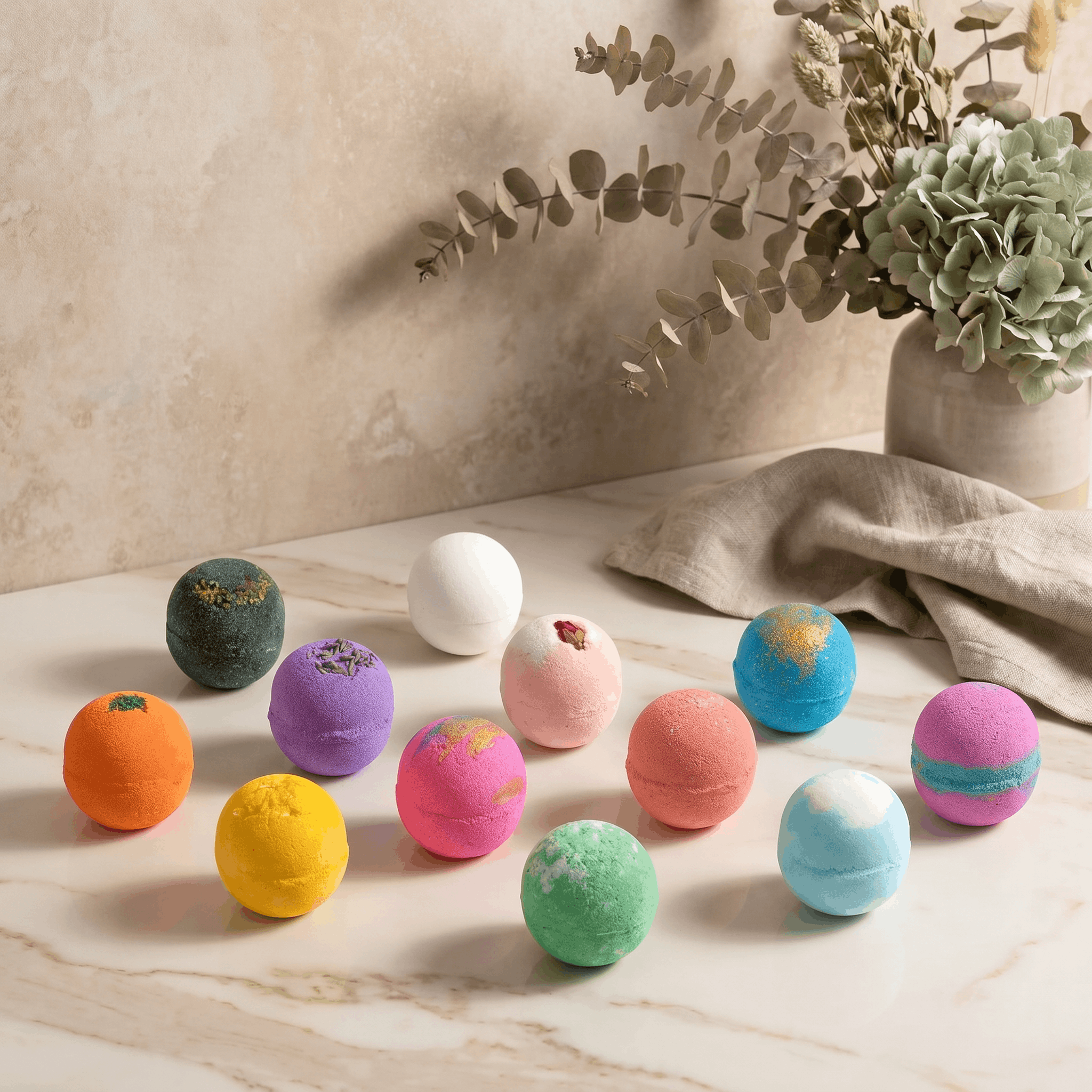 12-Piece Moisturizing Bath Bomb Gift Set