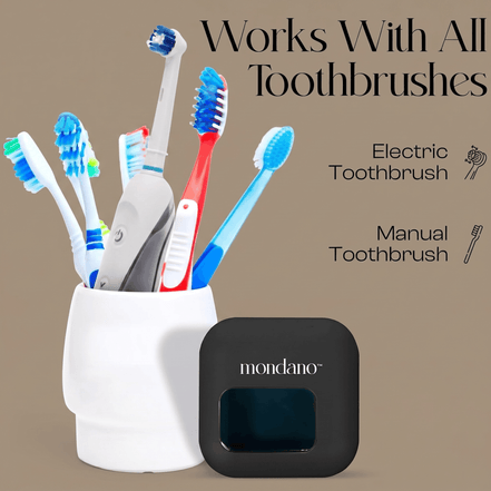 UV-C Rechargeable Toothbrush Sanitizer Case