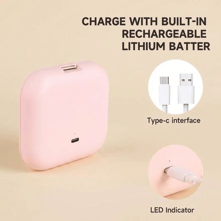 2X LED Compact Travel Makeup Mirror