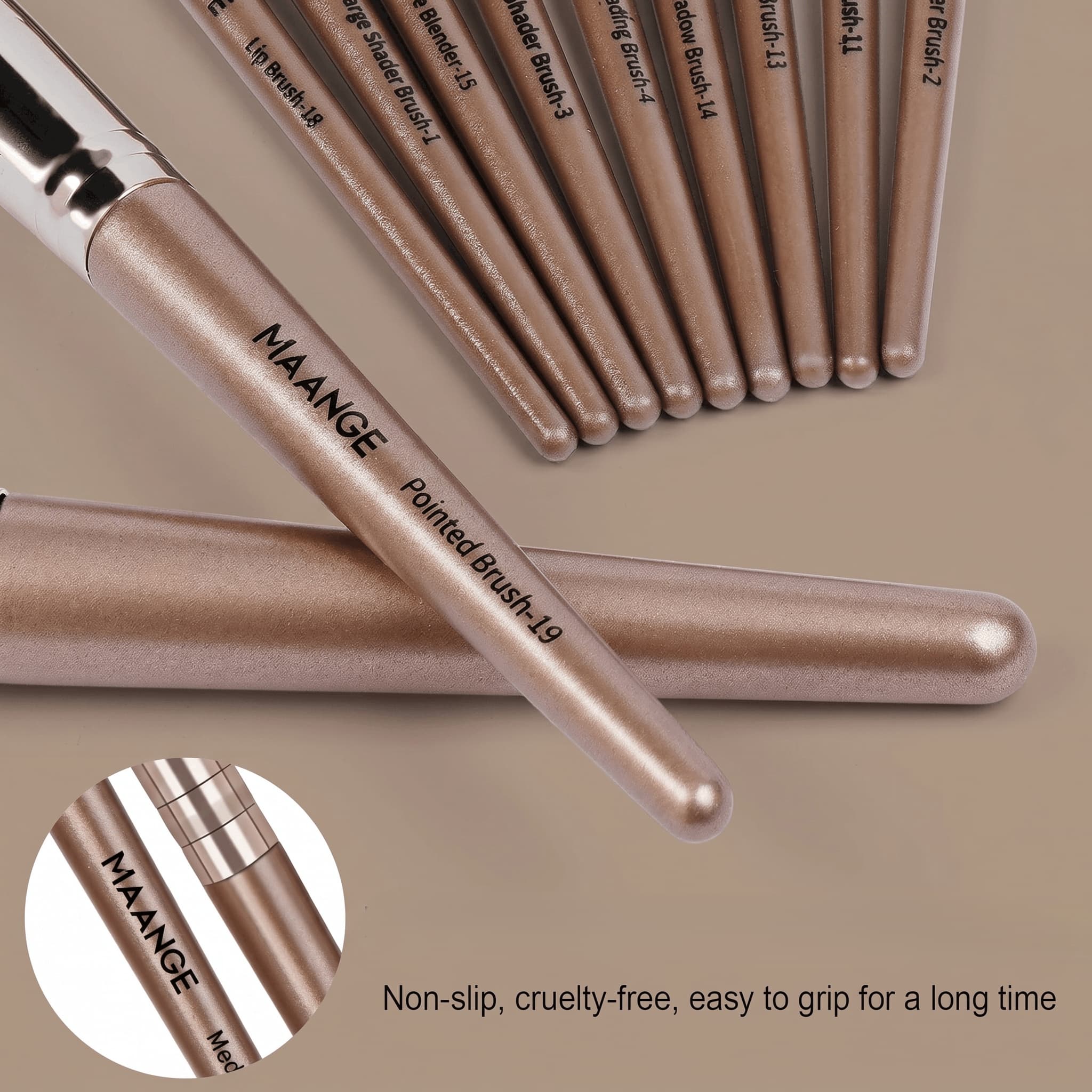 20-Piece Professional Makeup Brush Set