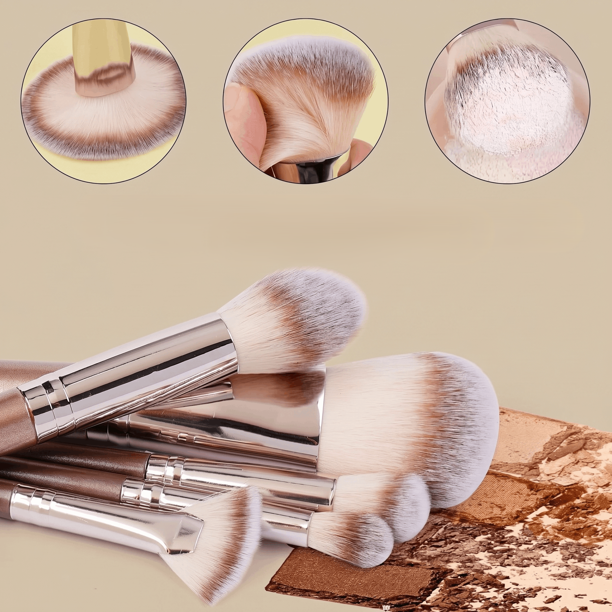20-Piece Professional Makeup Brush Set