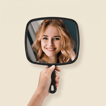 Extra-Large Handheld Salon Mirror – 3 Pack