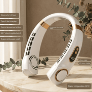 Hands-Free Bladeless Neck Fan – 5-Speed, Rechargeable 