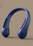 360° Twistable Bladeless Neck Fan – 5-Speed, USB Rechargeable