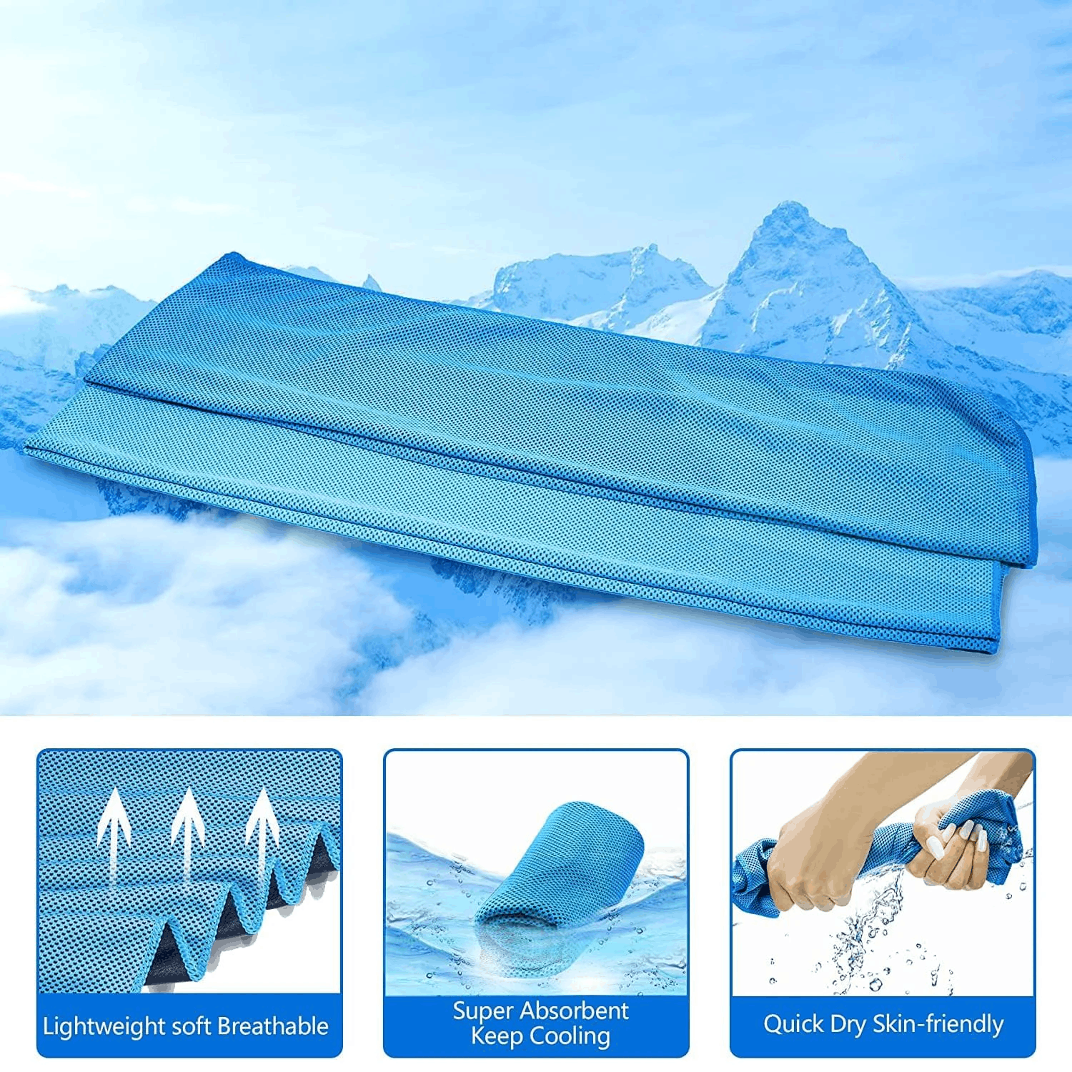 Microfiber Cooling Towels – 40