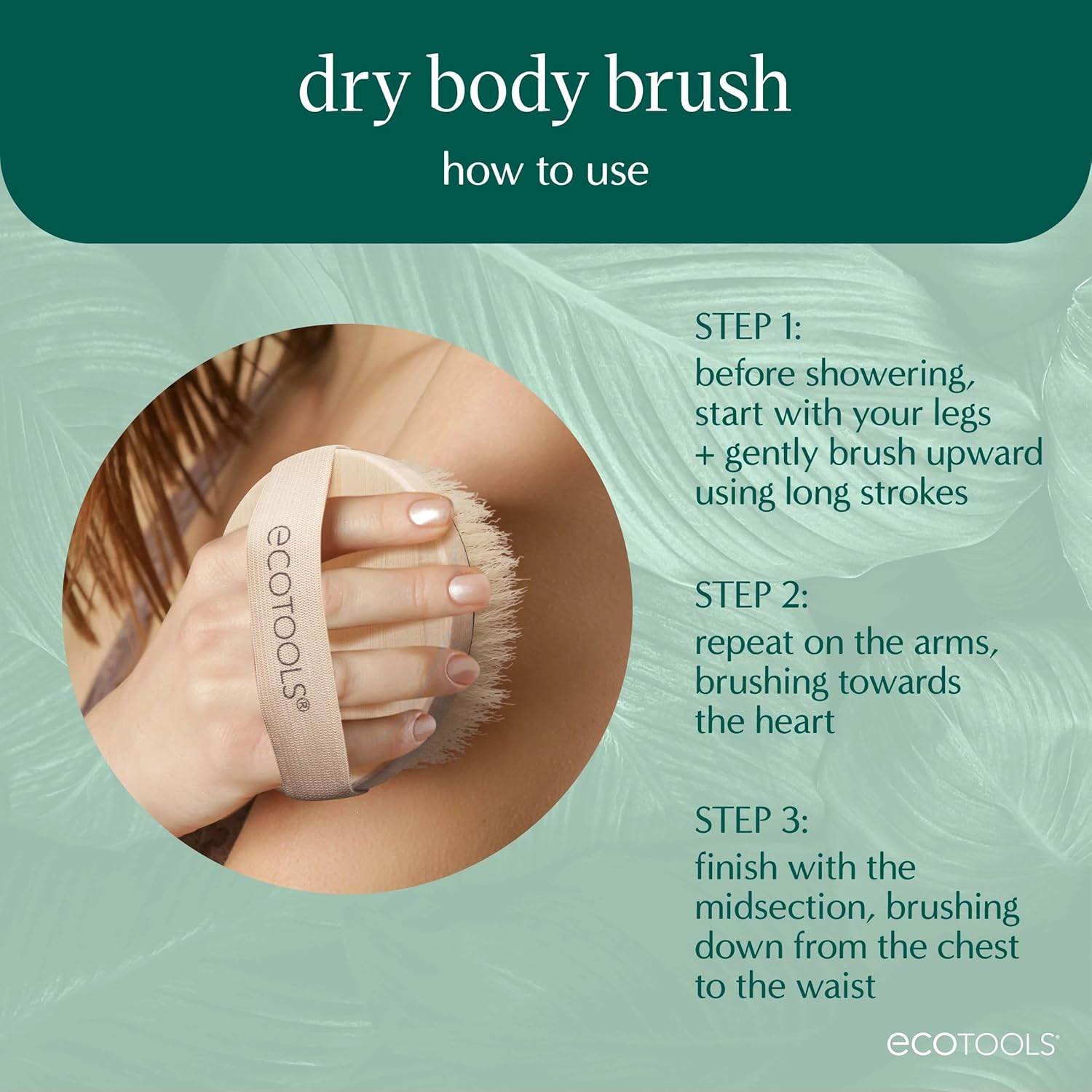 Cruelty-Free Natural Bristle Dry Body Brush