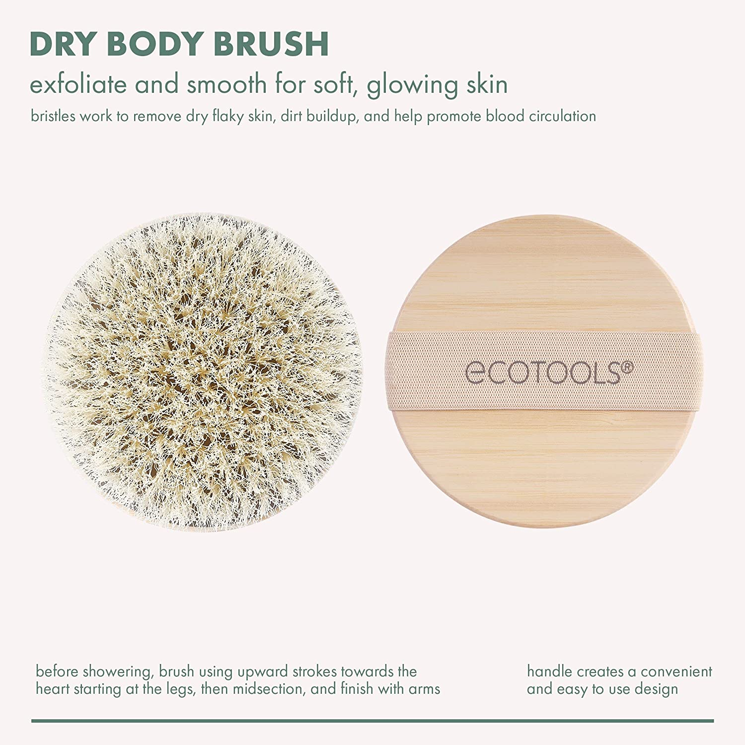 Cruelty-Free Natural Bristle Dry Body Brush