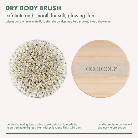Cruelty-Free Natural Bristle Dry Body Brush