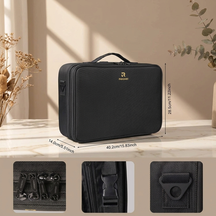 3-Layer Professional Makeup & Tools Train Case 