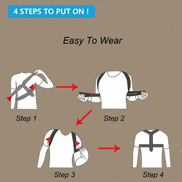 Adjustable Posture Correction Shoulder Belt