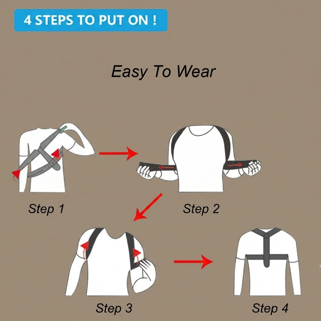 Adjustable Posture Correction Shoulder Belt