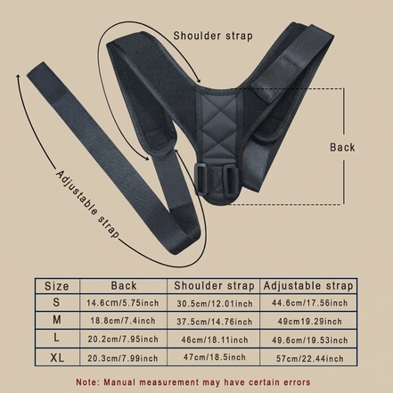 Adjustable Posture Correction Shoulder Belt