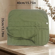 22-Slot Roll-Up Brush Storage Bag 