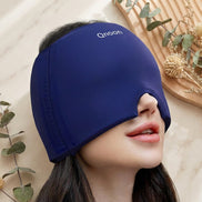 Migraine Relief Cap, Headache Relief Cap Mask Products, Cooling Odorless Gel Ice Head Wrap for Tension, Stress,Hangover & Puffy Eyes